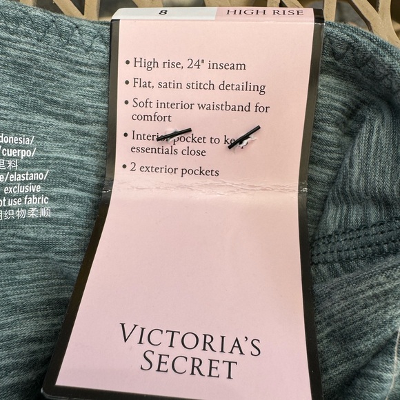Victoria’s Secret black leggings NWOT - Picture 3 of 4